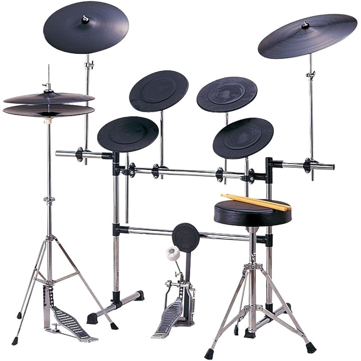 Maxtone TD-5DX Beginner's Training Drum Set