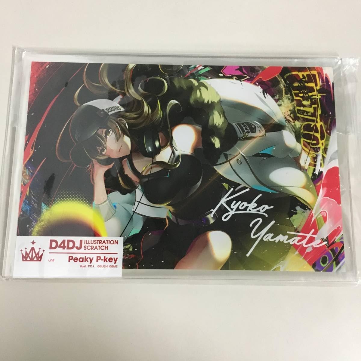 D4DJ Peaky Pkey Yamate Kyoko Plate Acrylic Stand Illustration Scratch 23120601