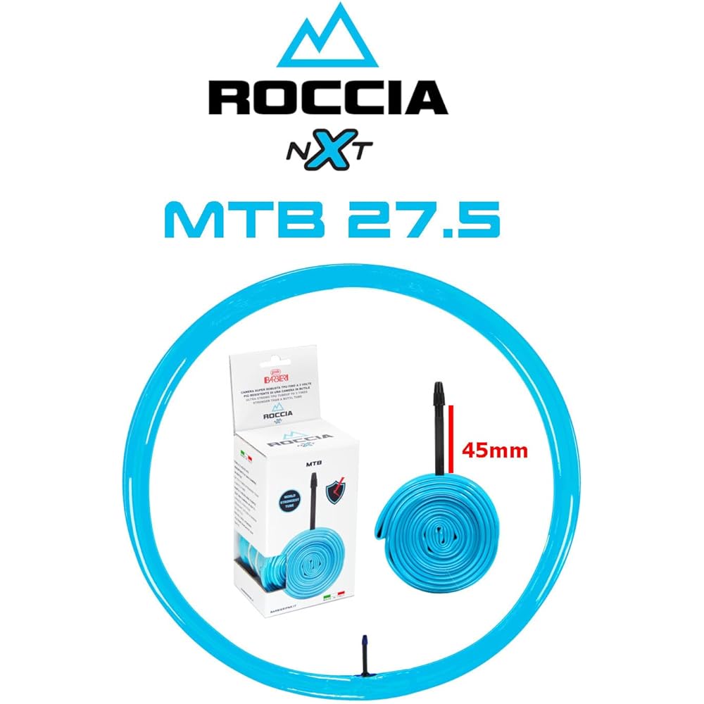 Barbieri Bicycle NXT ROCCIA TPU Tube 175g Presta 45mm Blue 27.5X2~2.6 NXT/ROC27