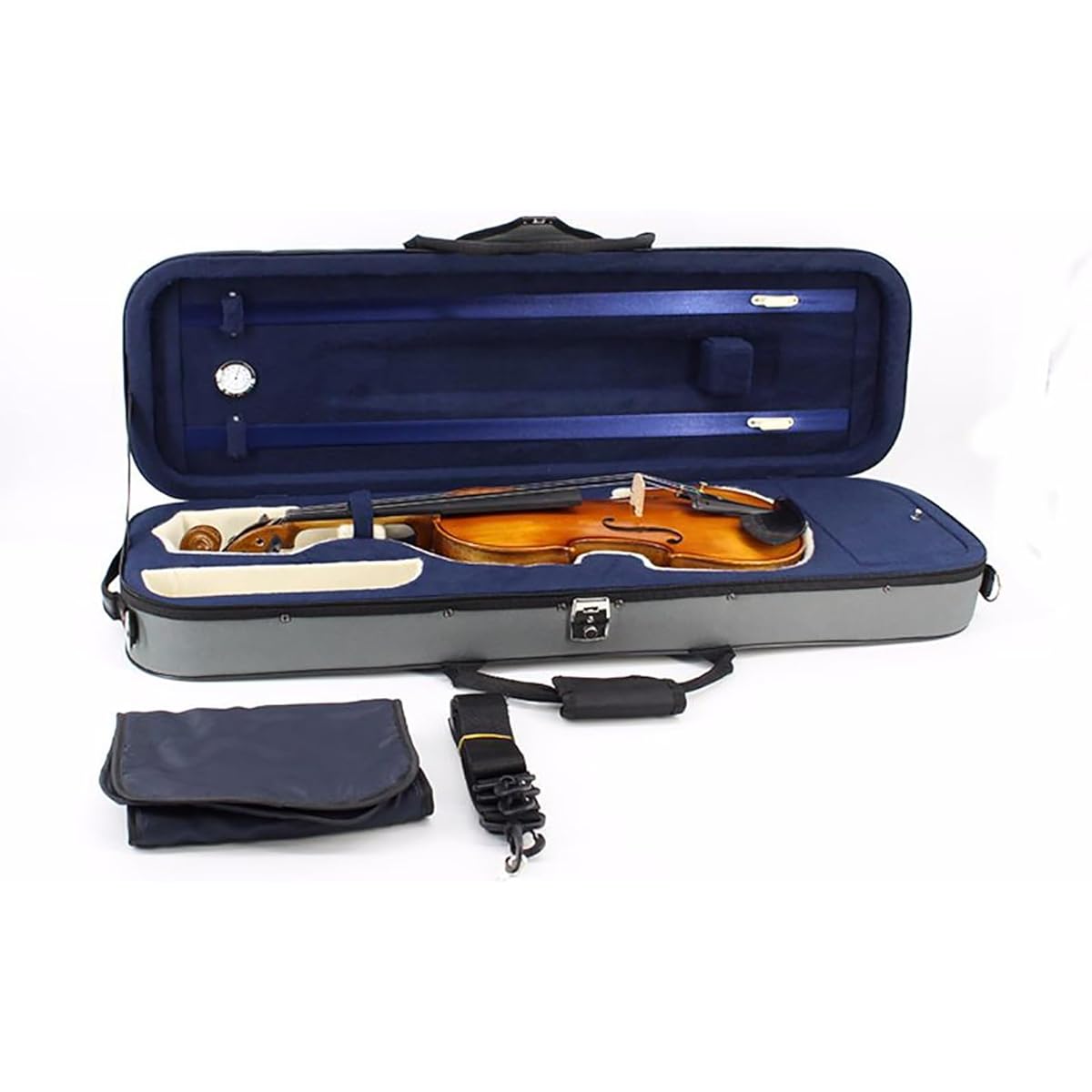 Lightweight Violin Case Violin Wide Shoulder Pad Fleece Lined Foam Case Lightweight Violin Storage Case
