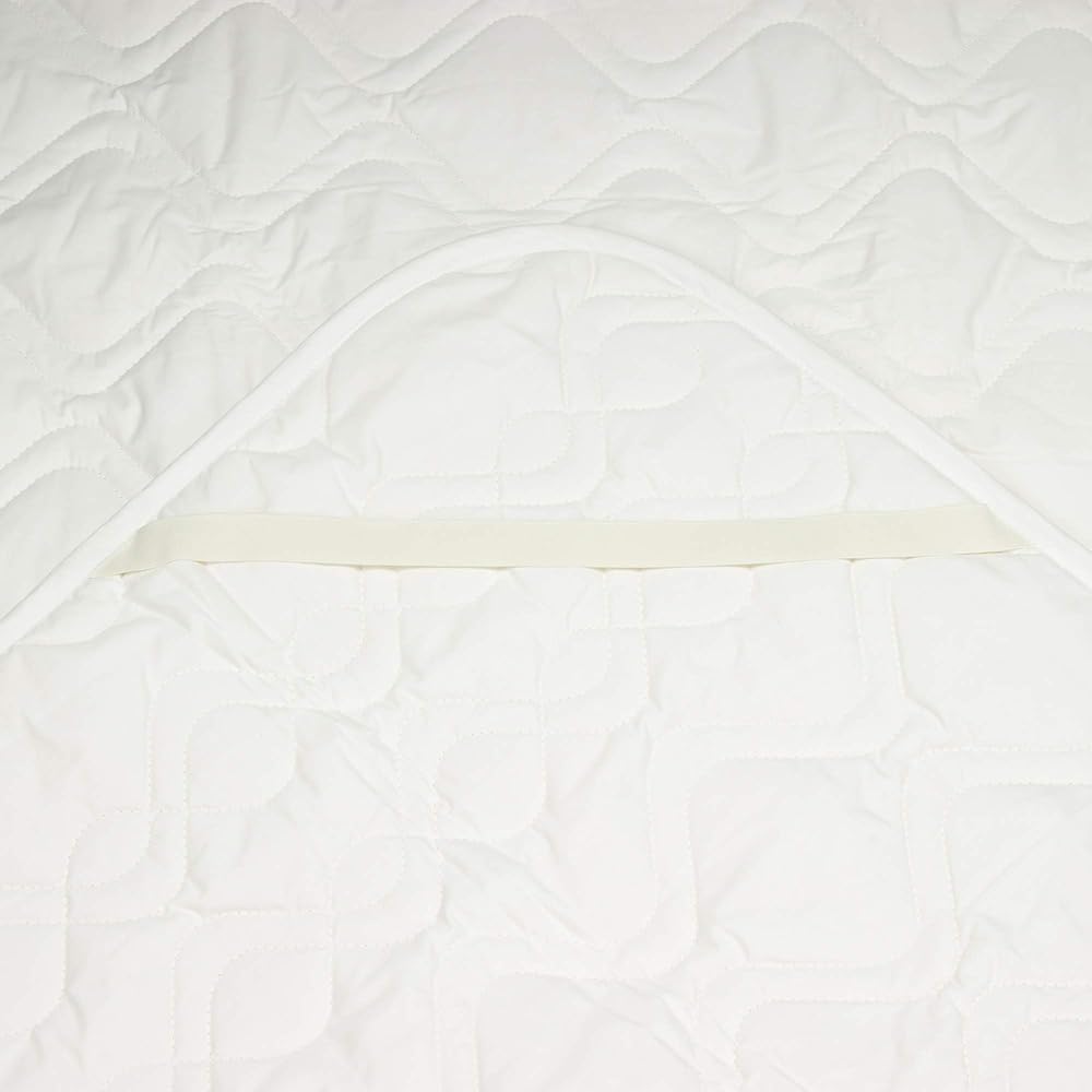 nishikawa [Nishikawa] Bed Pad, Double, Washable, Antibacterial and Odor Resistant, Comes with Rubber on Four Corners, Increases Sleep Comfort, Beige CNI0601703BE