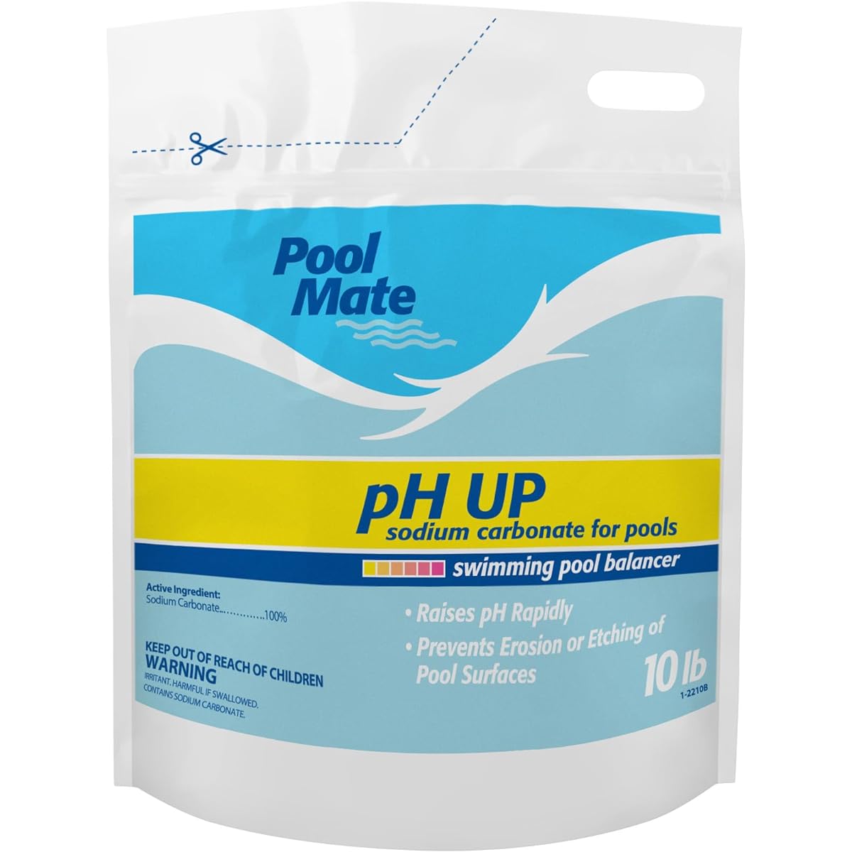 Pool Mate 1-2210B Swimming Pool pH Increaser, 10-Pounds