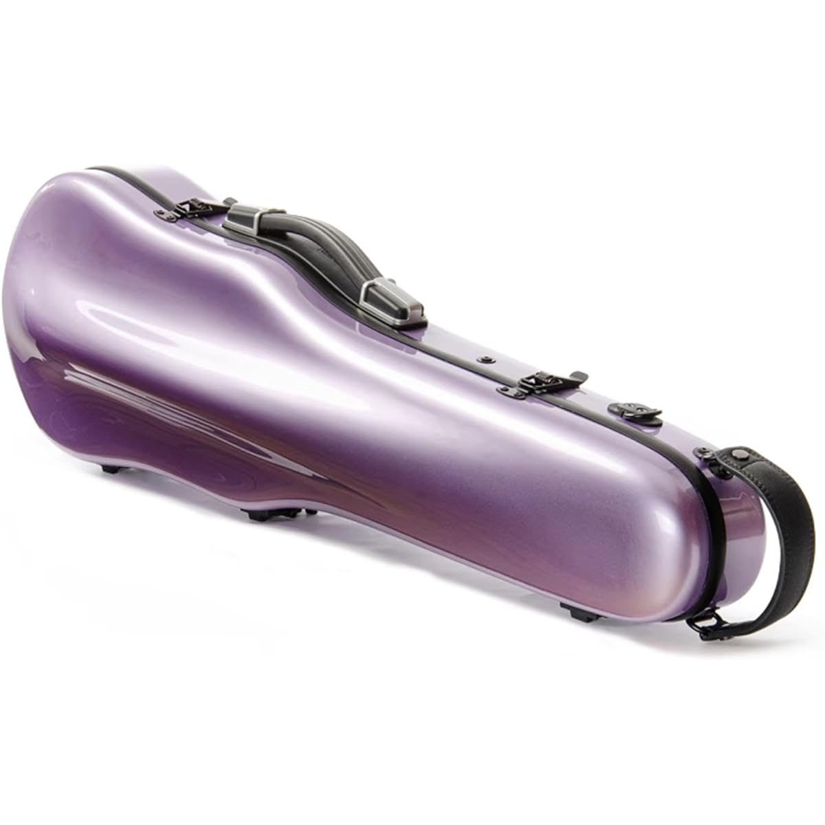 Violin Case, 4/4 Full Size Violin Hard Case, Portable Lightweight Violin Case Backpack, Violin Bag Accessory Bag, Violin Protection Box with Adjustable Shoulder Strap, Violin Storage Case, Purple