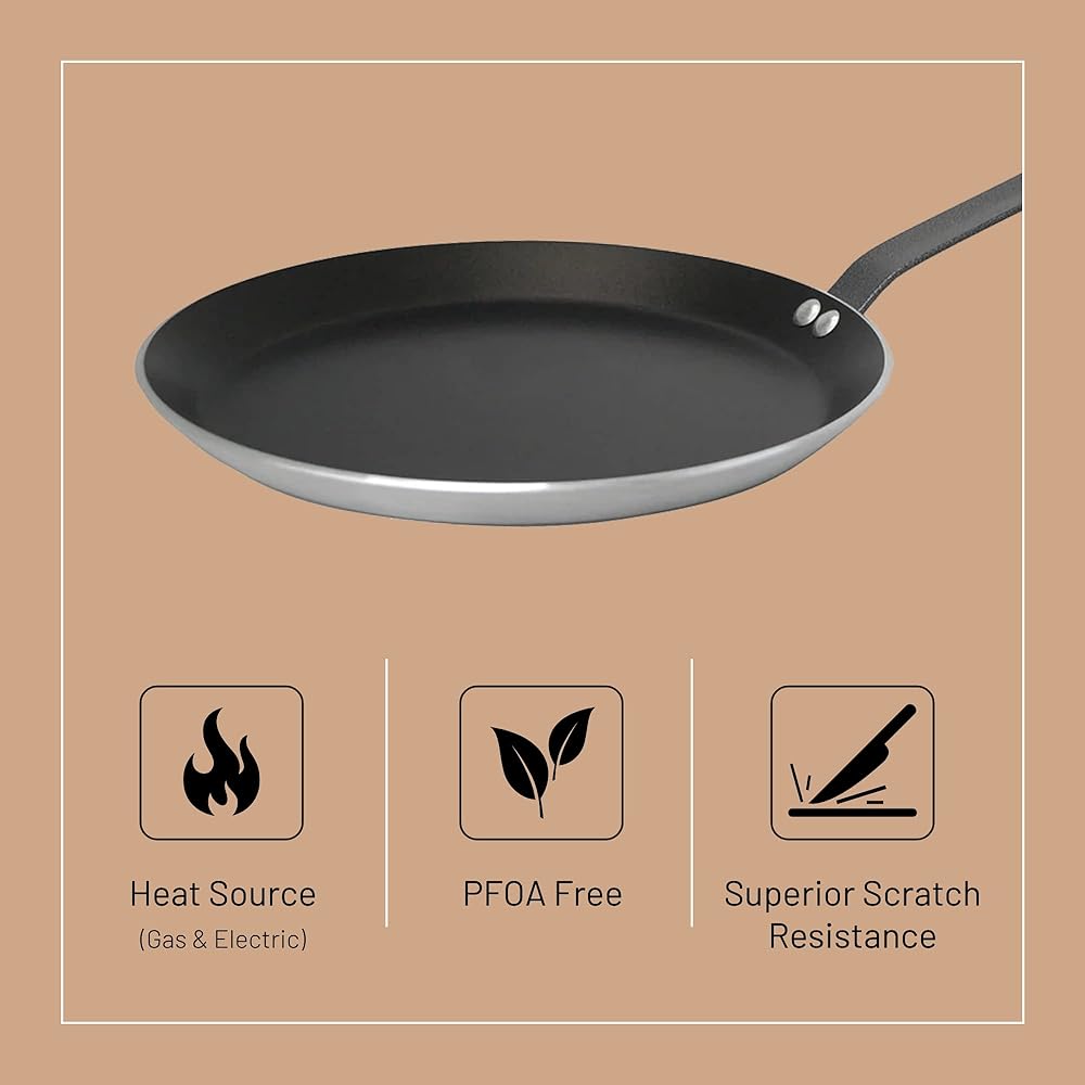 Debyer Non-Stick Crepe Pan 26cm 8185 Aluminum France GKL14026