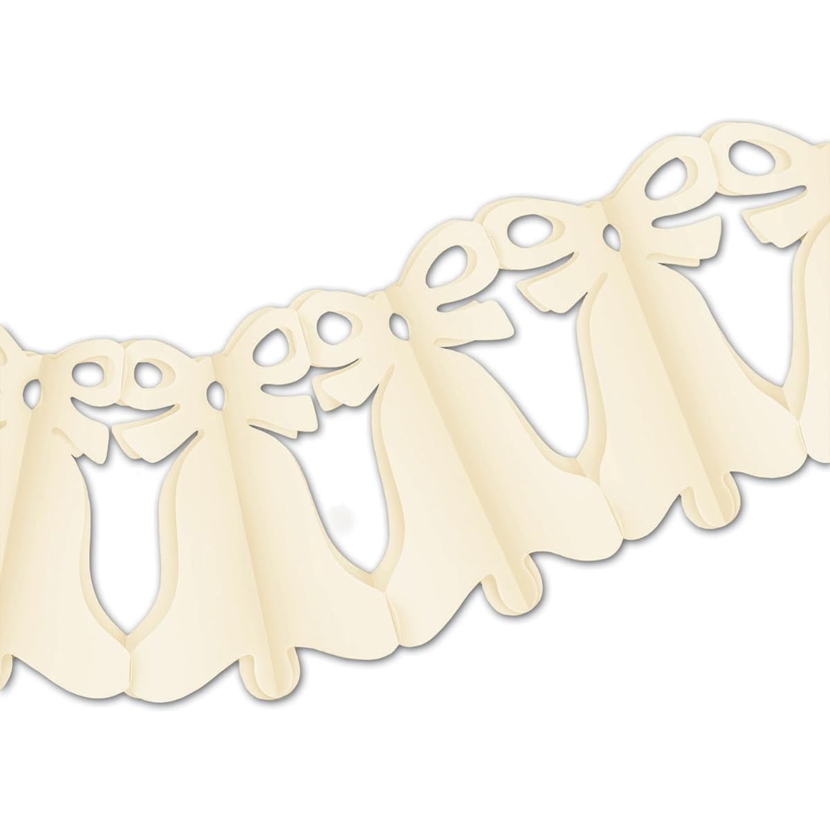 Beistle (Ivory) Westminster Bell Garland Party Accessories (1 Piece) (1/Package), One Size