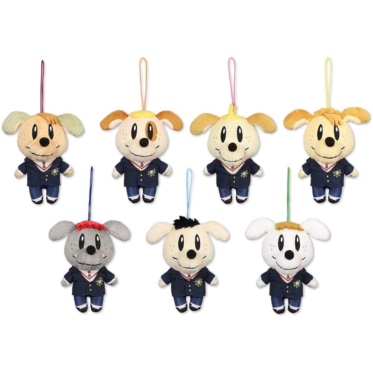 Generations High School TV Gene High Gene Dog High School Mascot Plush Toy Set of 7
