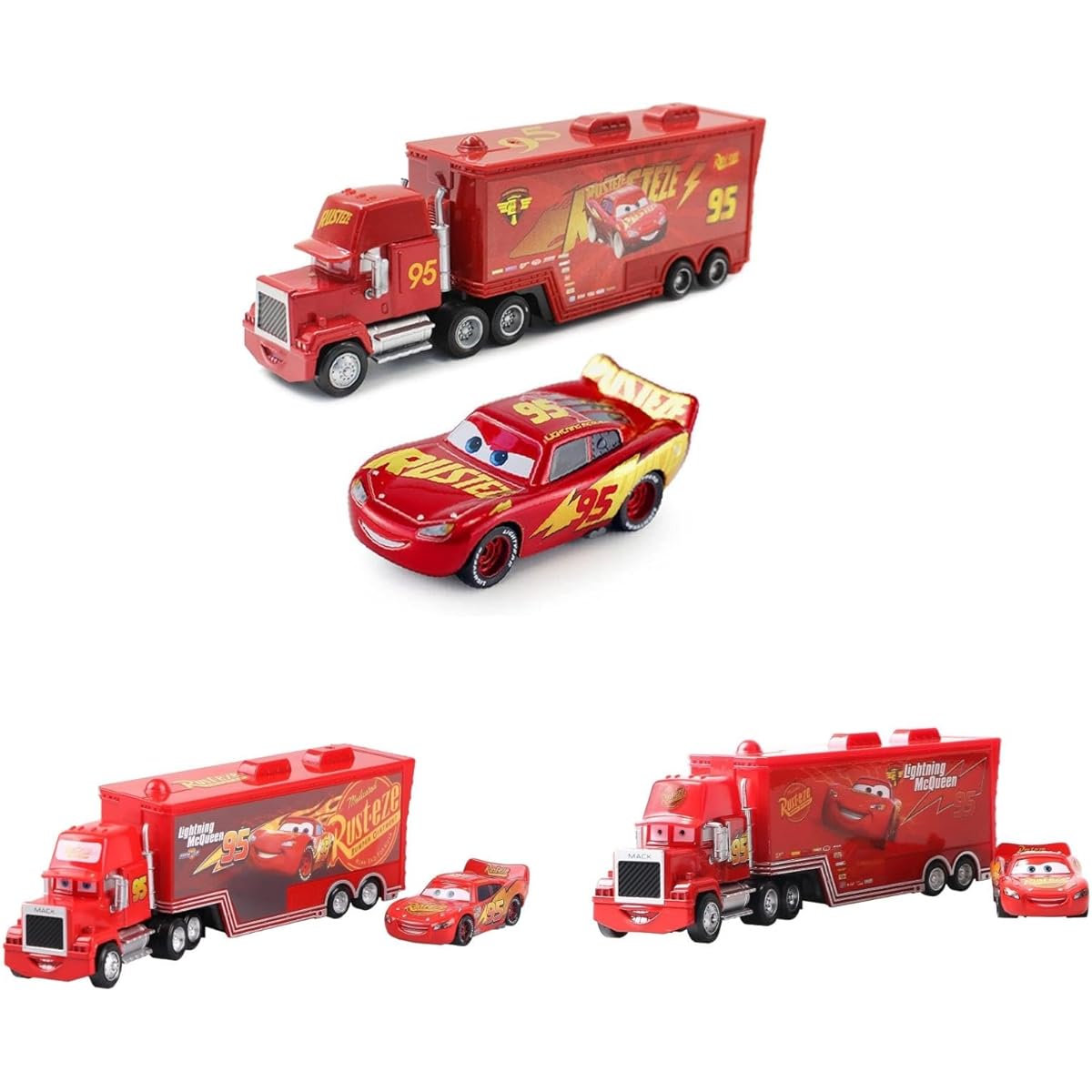 1:55 Movie Truck Uncle Diecast Vehicle Toy Set (3PS)