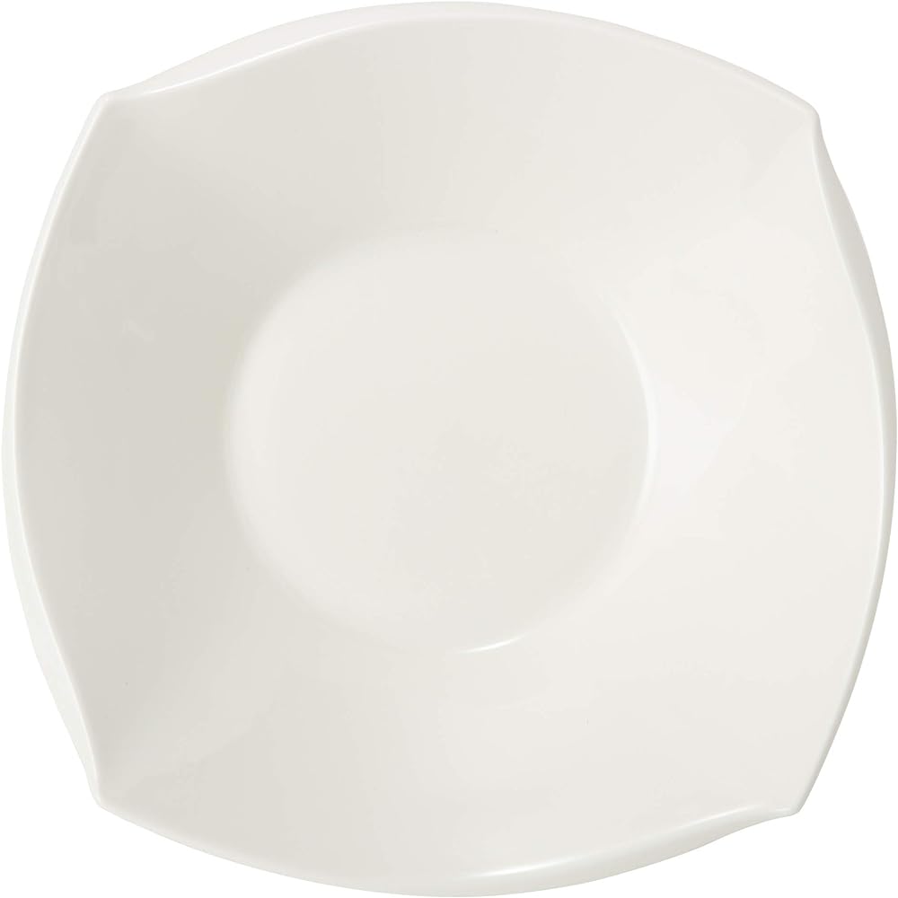 NARUMI Bowl Plate Forte White 28cm Square Microwave Warmable 50460-3454