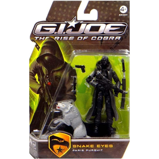 G.I. Joe Basic Figure Collection 1 Snake Eyes with Timber (Black Version)