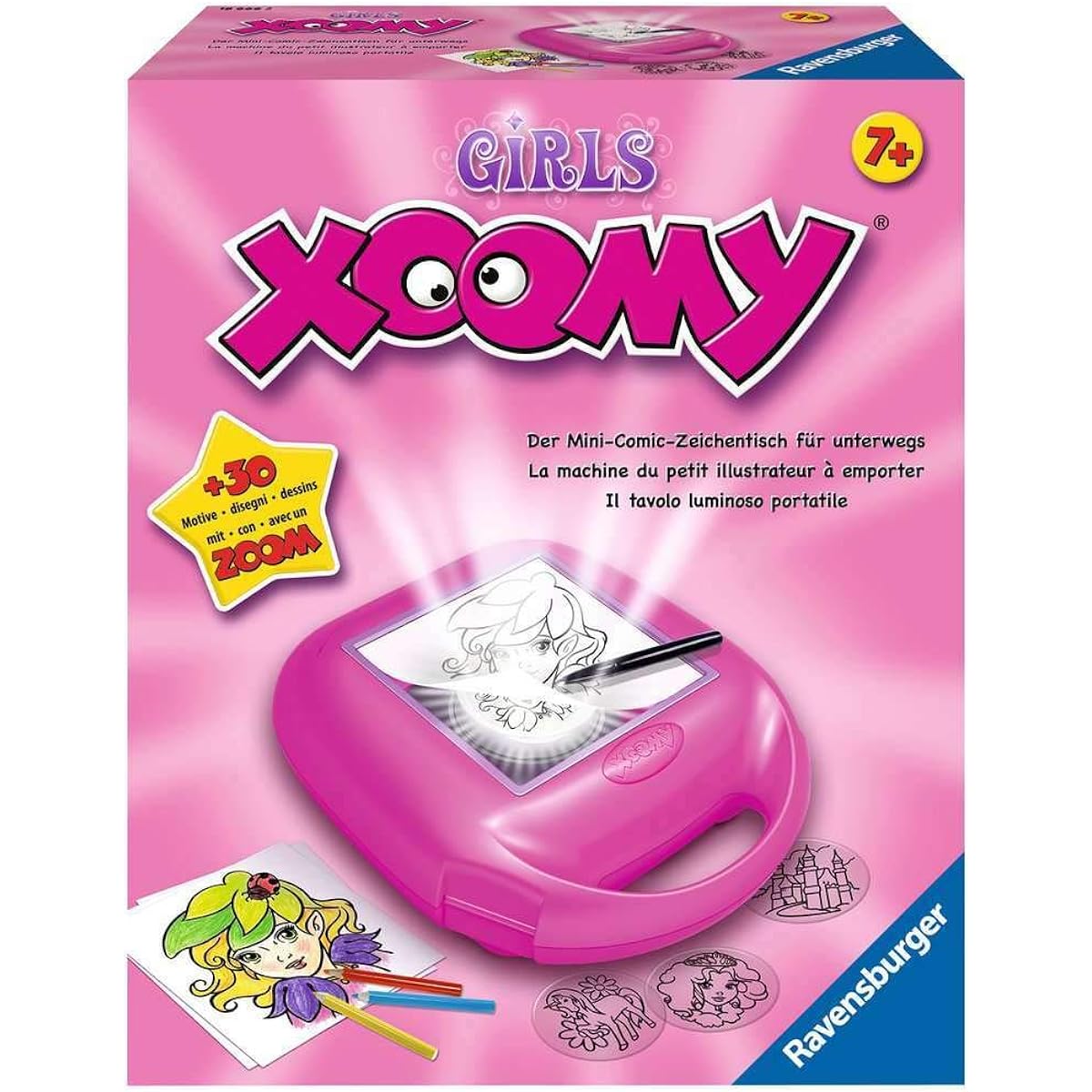 Ravensburger Xoomy Midi Girls 18666 - Learn to draw beautiful motifs and comics: Creative drawing and painting for children aged 7 and over