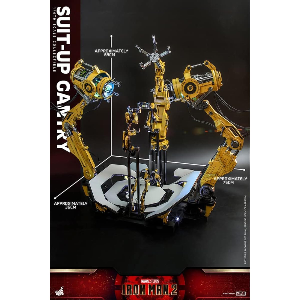 Hot Toys Accessory Collection Iron Man 2 Powered Suit Machine 1/4 Scale Figure Accessory