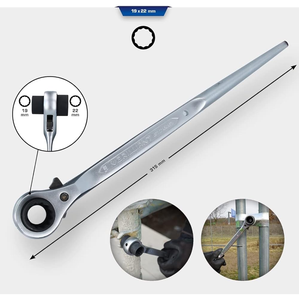 KS Tools Scaffolding Wrench 19 x 22 mm BT016001