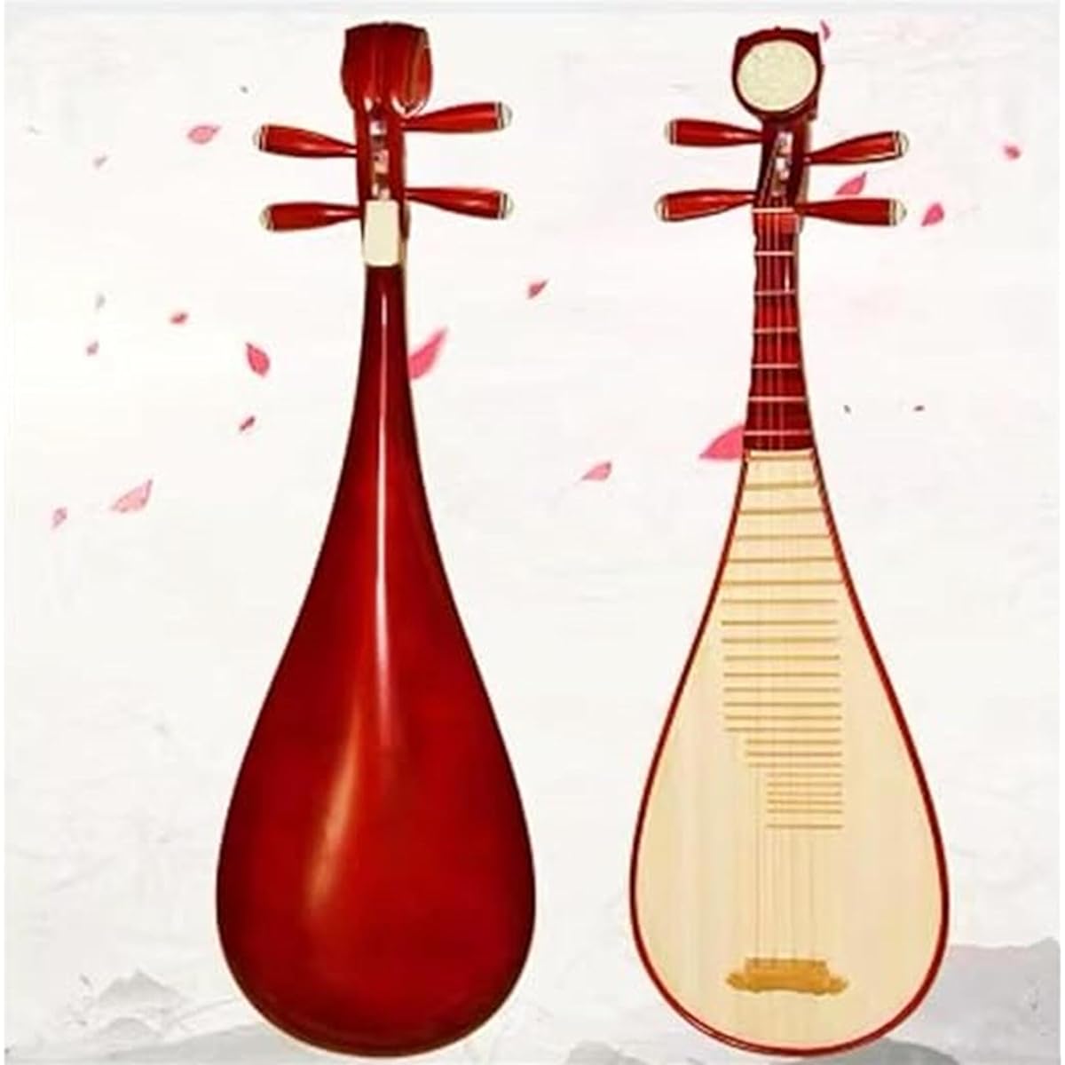 ipa Playing Set Chinese Spring Instrument With Neck Stringed Instrument High-end strings are stylish and perfectly assembled to meet the player's requirements in the best condition Suitable for beginners, certification exams, and performance 5 colors (E)