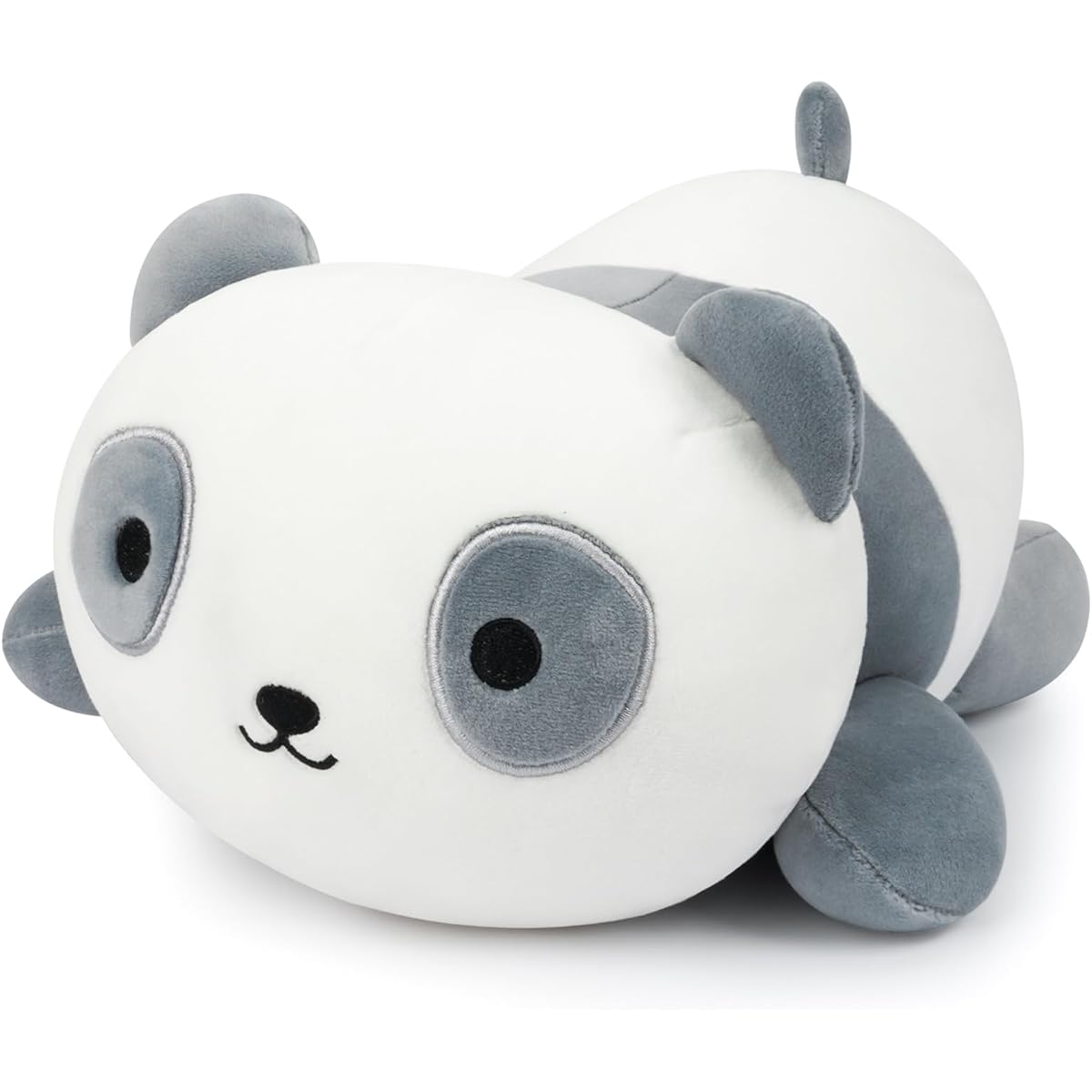 JIZWPOOM Panda Plush Toy 13 Inch Panda Stuffed Animal Cute Panda Pillow Panda Bear Stuffed Animal Gray Panda Toy Hugging Pillow Doll Children/Bedroom Decoration