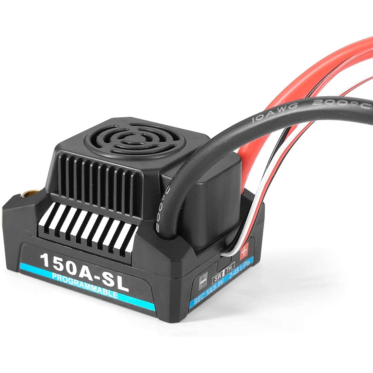 GoolRC 150A Brushless ESC XT60 Plug 2-4S Lipo 5A/5.8V with BEC for 3660/3670/3674 Brushless Motor 1/8 Remote Control Car Off-Road Car