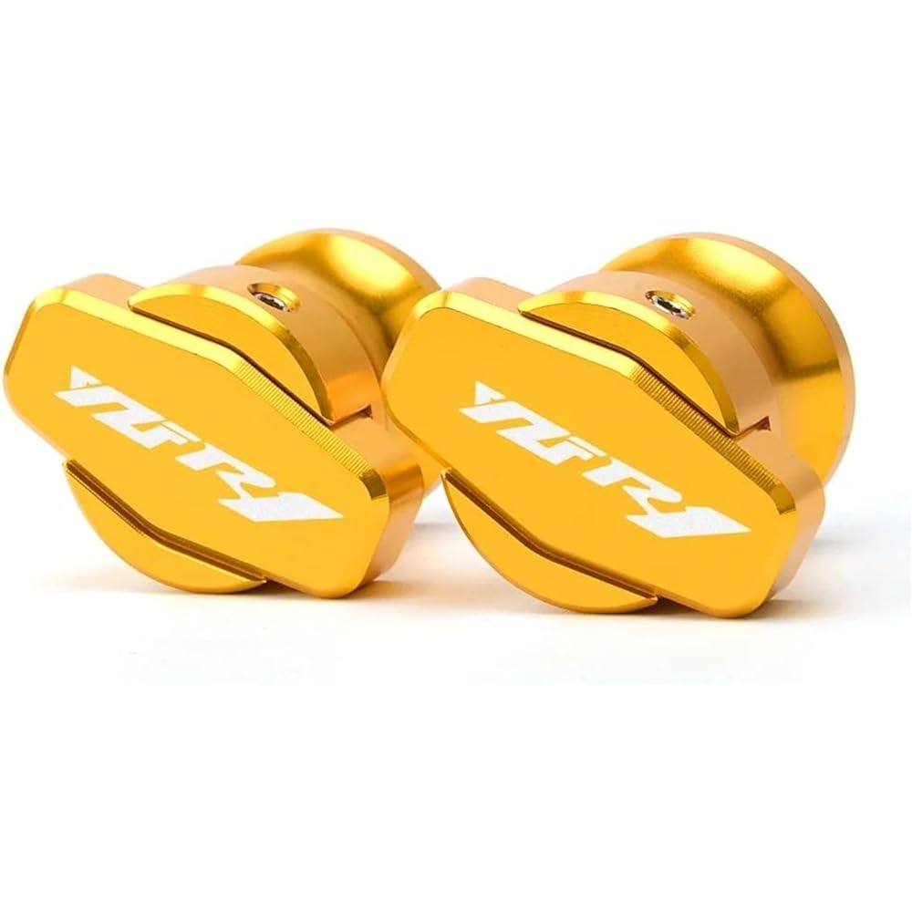 Bike Stand Screw Slider 6mm Motorcycle Accessories Swing Arm Slider Spool For R1 YZF-R1 Yzfr11998-2012 2013 2014 2015 2016 (Color: Black)