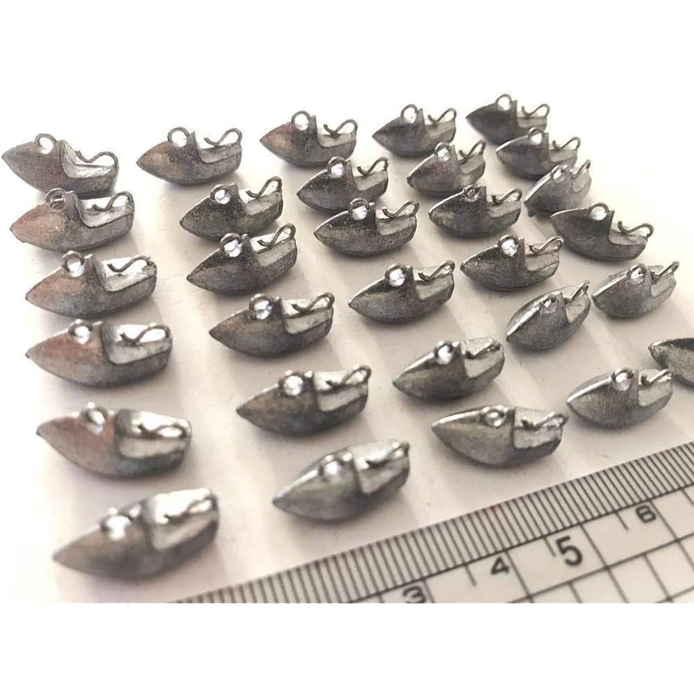 k-cocochi joint jig head 4.8g 30 pieces set sinker mebaring chinning sea bass bass rockfish root fish worm needle hook fishing