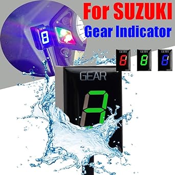 Speed Display Meter Motorcycle Gear Indicator Suzuki GSXS 750 1000 GSXR 600 750 1000 GSX-S750 GSX-S1000 GSX-R600 GSX-R750 GSX-R1000 Gear Display