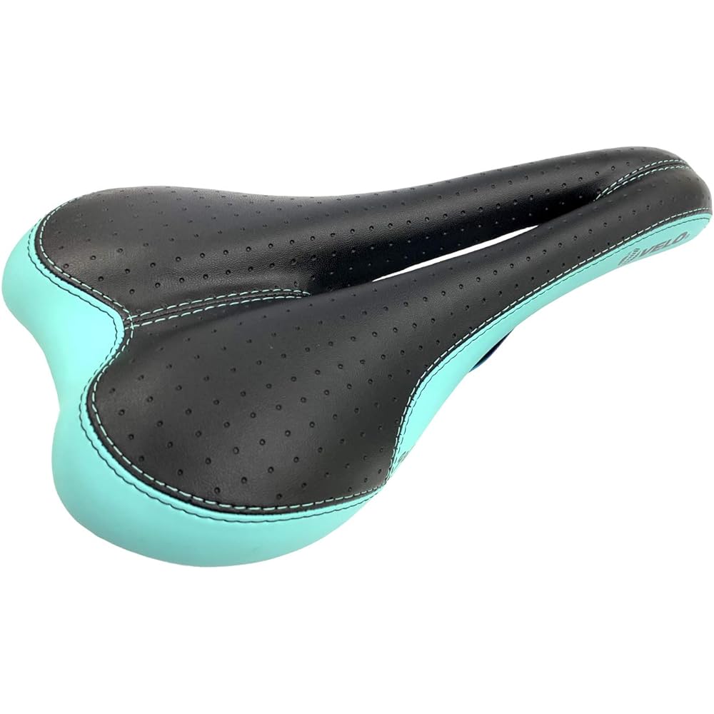 VELO(ベロ) RACER SADDLE LIMITED OIL SLICK RAIL BLACK/CELESTE SL-OTR-M006