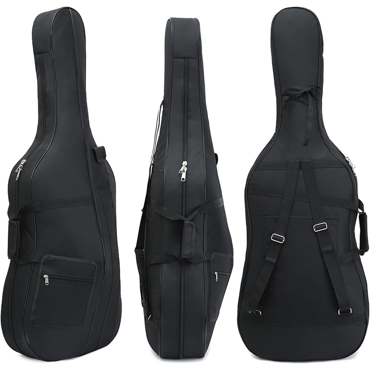 Cello Case Soft Padded for Cello Cello Gig Bag Travel Bag with Multiple Pockets Cello Gig Bag with Thick Padded Shoulder Strap & Handle (1/2)