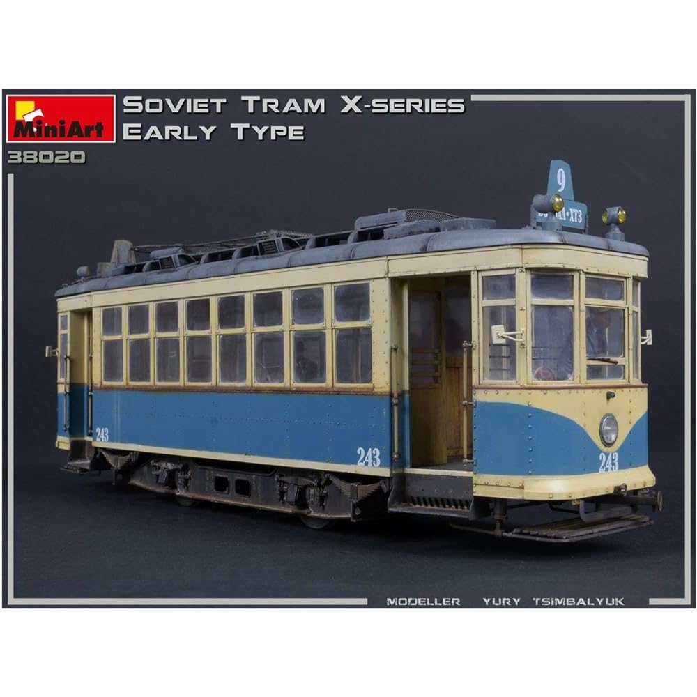 Miniart 1/35 Soviet Tram X Series Early Model Plastic Model MA38020