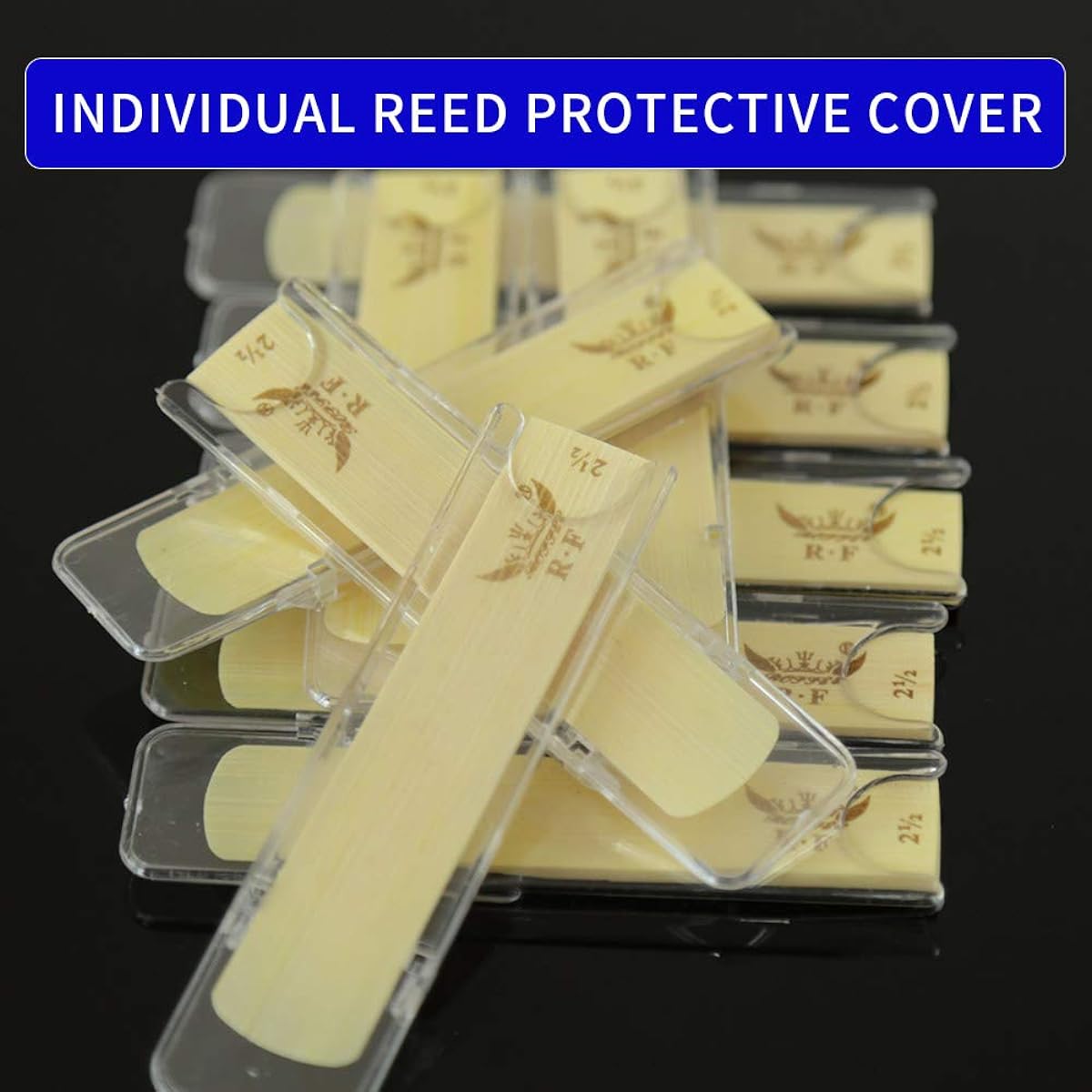 ROFFEE tenor sax saxophone reed strength 2.5,10 pieces/box, individually wrapped