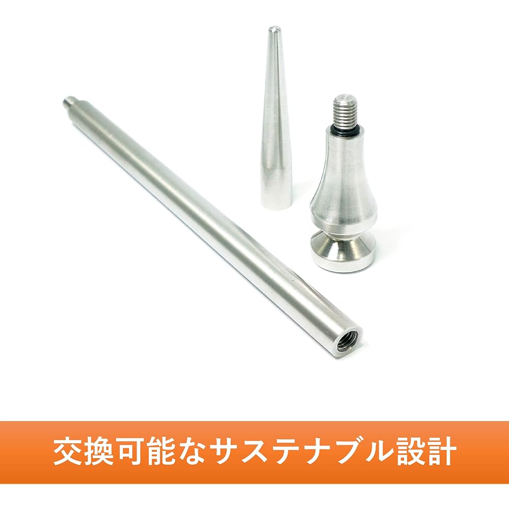 TSUNAGU pegs, 3 stages of extension, 20cm, 32cm, 44cm, set of 6, lightweight, stainless steel, camping tent pegs, tarp pegs