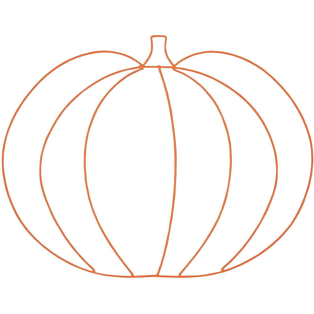 16" Wire Pumpkin Wreath Foam - Crafts and Fun Home Activities for Kids