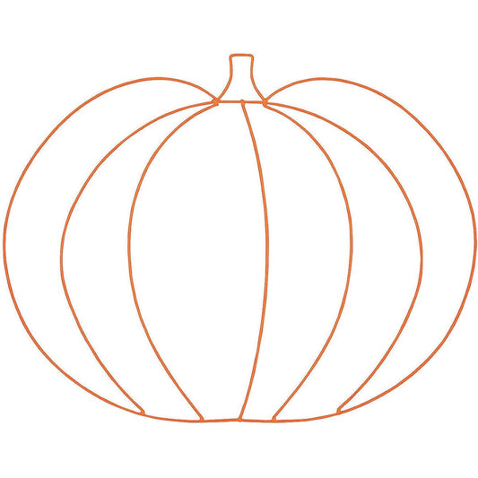 16" Wire Pumpkin Wreath Foam - Crafts and Fun Home Activities for Kids