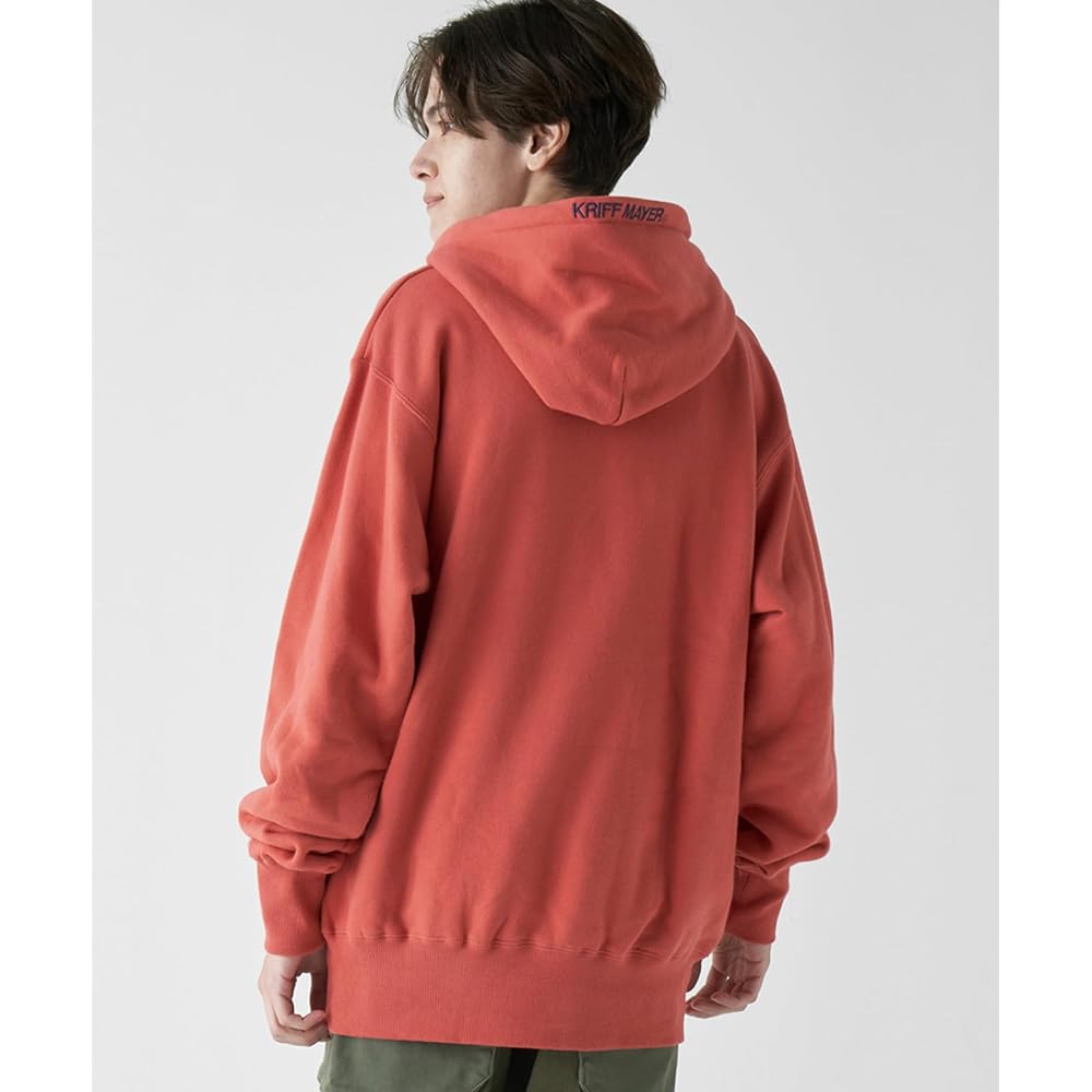 [Cliff Meyer] Camp Rabbit Fleece Lined Parka Hood Sweatshirt Embroidered Men's