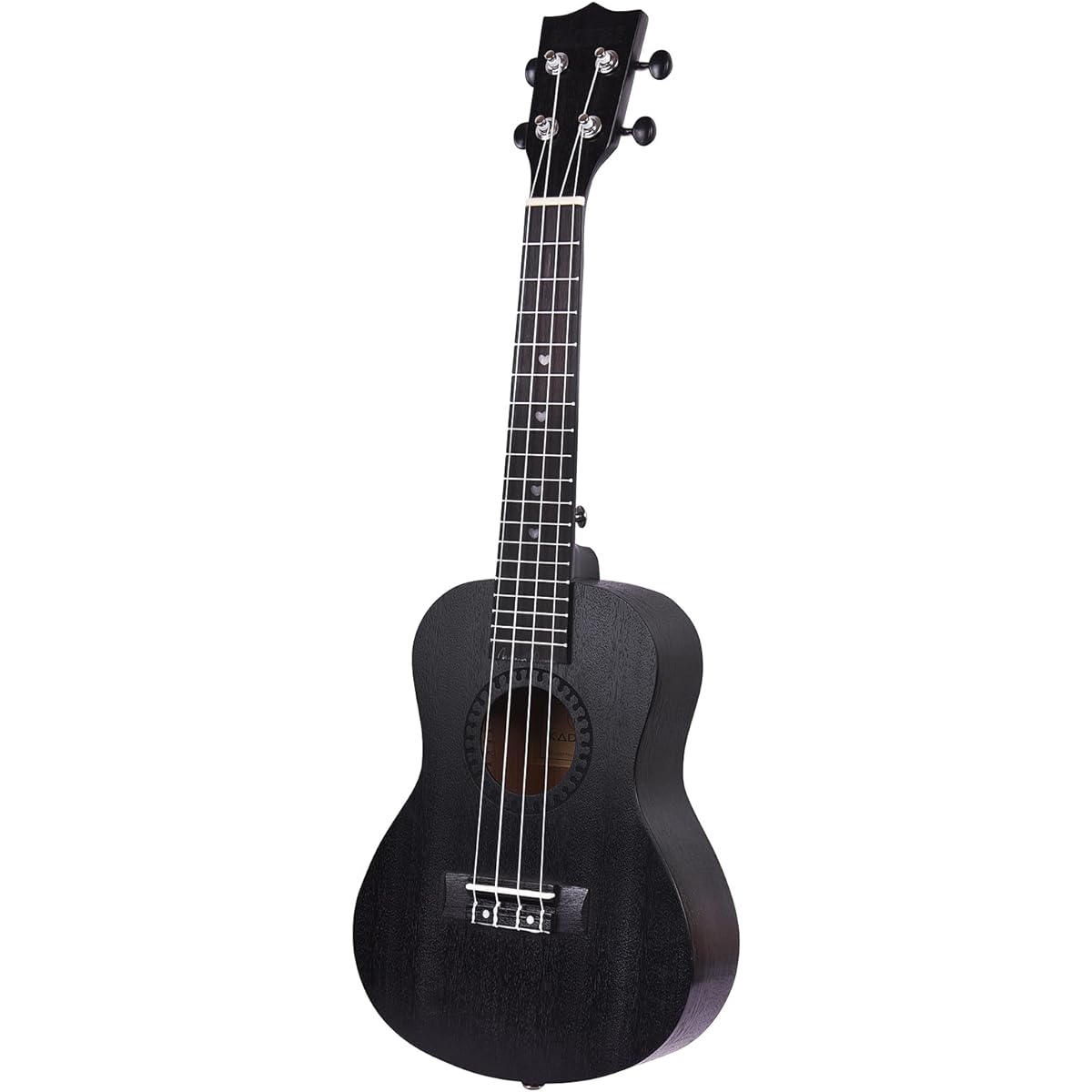Kadence Ukulele 23" Concert Spring/Summer Ukulele Collection (Raven Black)