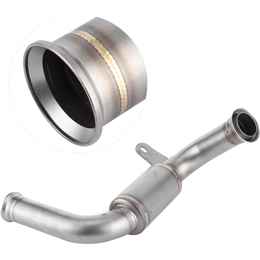 Exhaust Mid Pipe Exhaust Pipe Exhaust Middle Pipe Exhaust Exhaust System Change Replacement Compatible with KTM125/250/390/RC3902017-2020