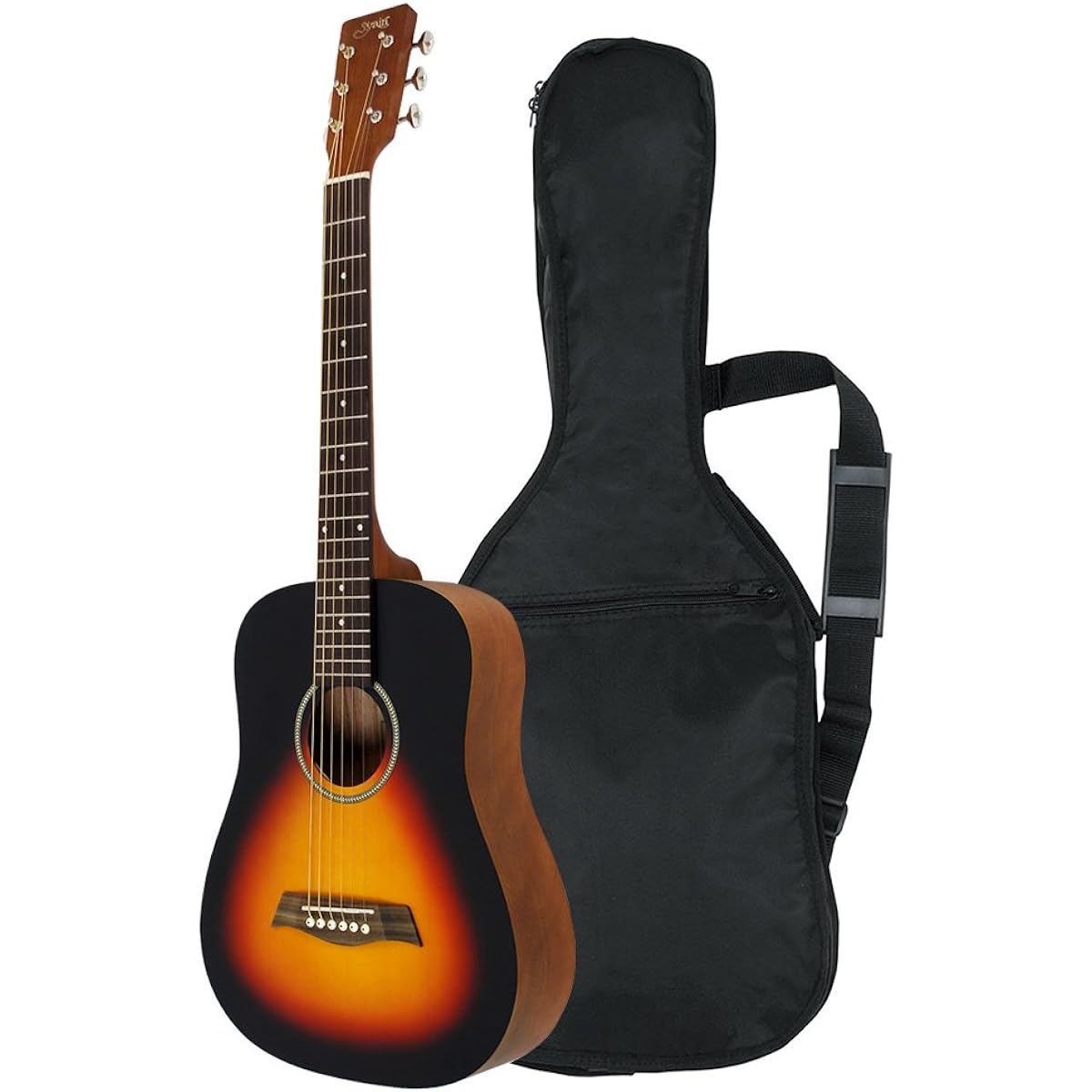 S.Yairi Yairi Mini Acoustic Guitar (Mini Guitar) Compact Acoustic Series YM-02/VS Vintage Sunburst [Soft case included] Right-handed