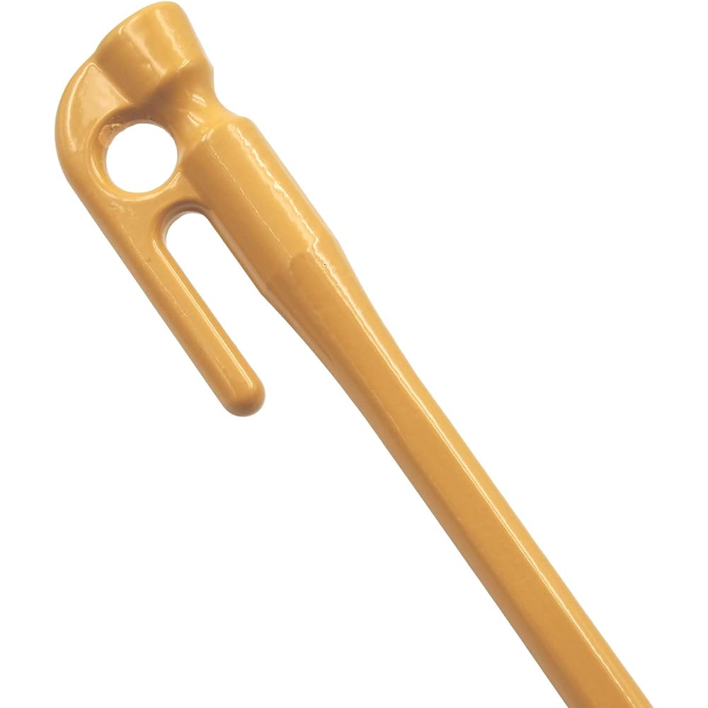 ELLISSE Forged Peg Elisse Stake 18cm Set of 8 Powder Baked Paint MADE IN JAPAN (Beige)