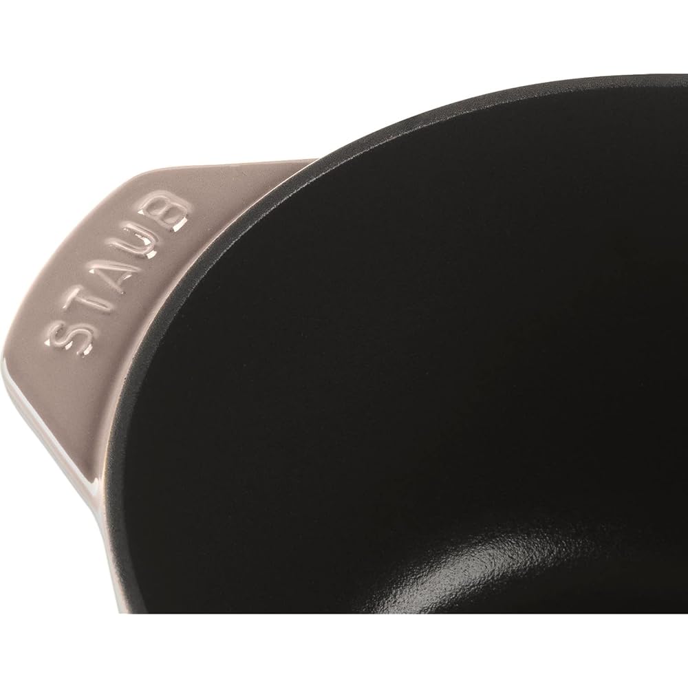 [Outlet] staub "Wanabe Linen S 16cm Vintage Knob Specification" Two Hand Cast Enamel Pot Rice Cooker 1 Cup IH Compatible Wa-NABE 40501-013-5