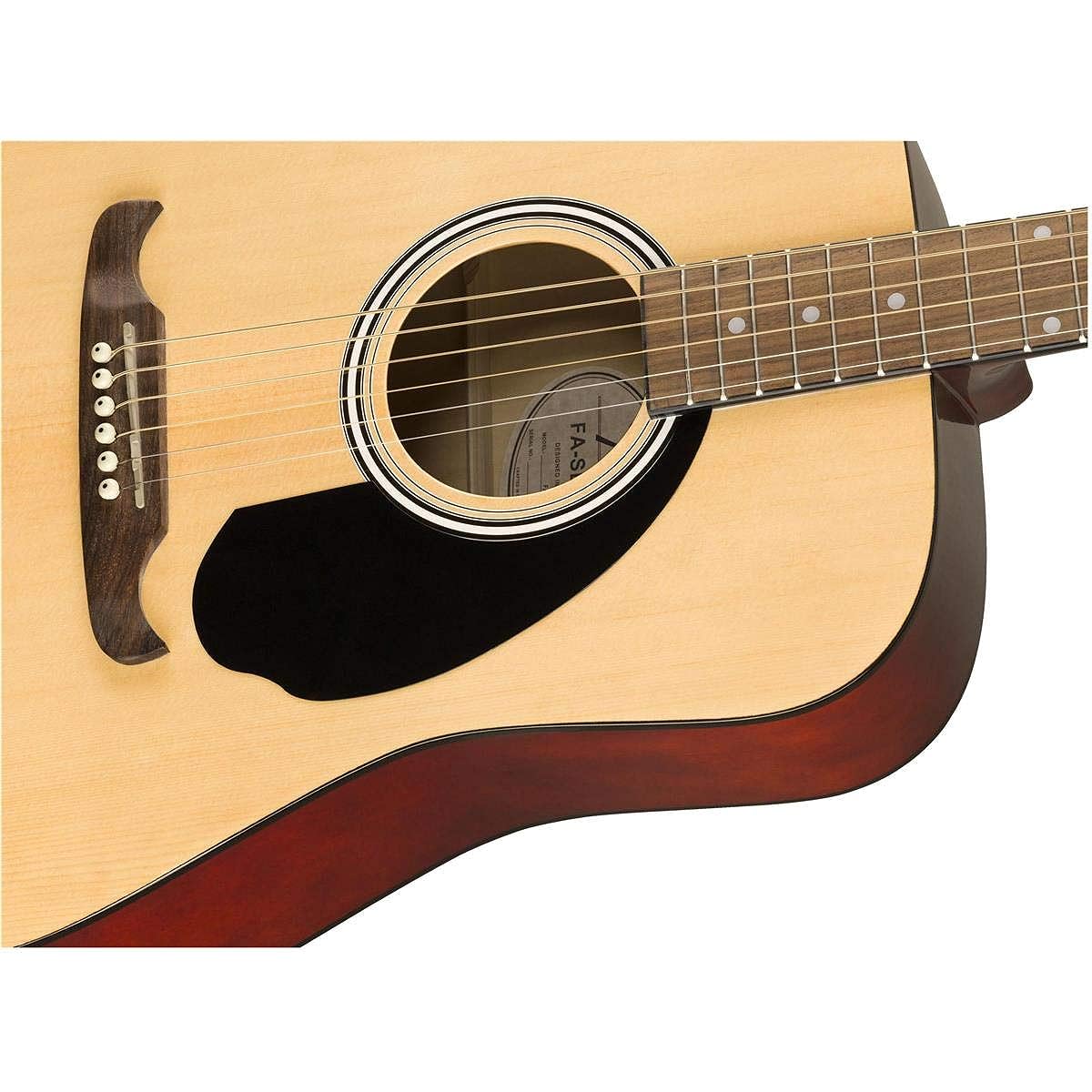 Fender Acoustic Guitar FA-125 Dreadnought w/bag, Walnut Fingerboard, Natural Soft case included