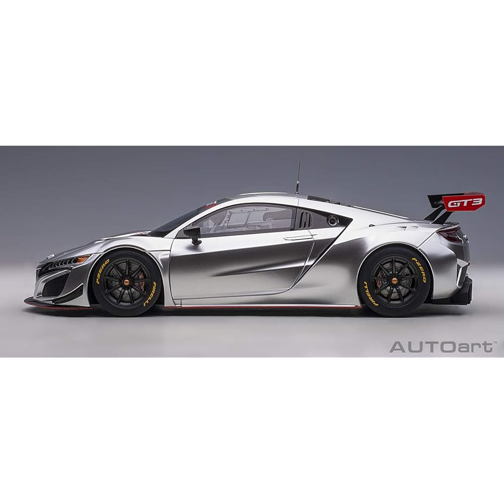 AUTOart 1/18 Honda NSX GT3 2018 Hyper Silver Finished Product 81897