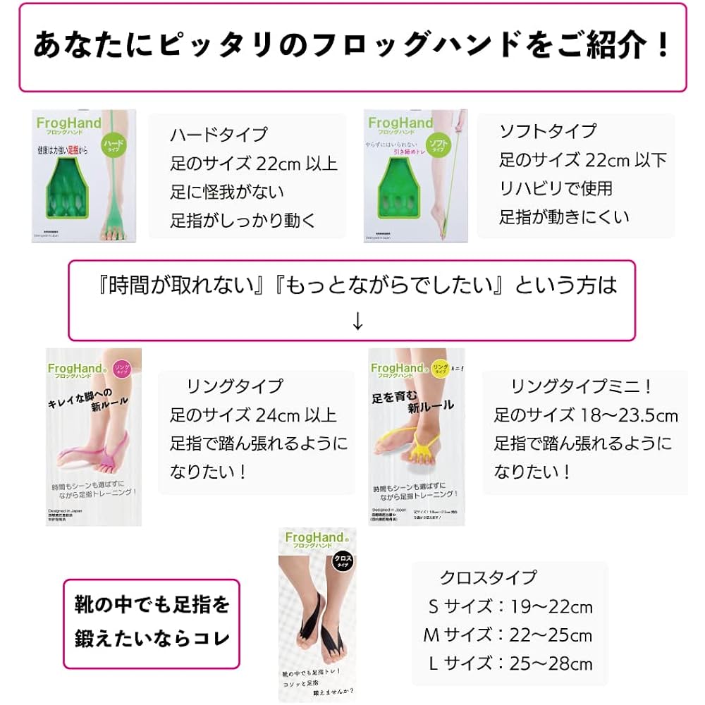 Frog Hand Toe Training [Genuine Product] Hard Type