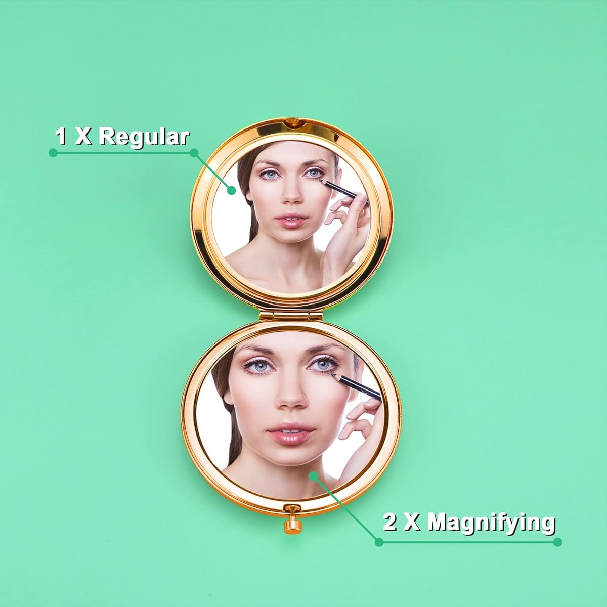 HR Appreciation Gift Compact Makeup Mirror HR Gifts for Women HR Supervisor Gifts Appreciation for HR Manager Foldable Makeup Mirror for Colleagues Boss Christmas Birthday Gift