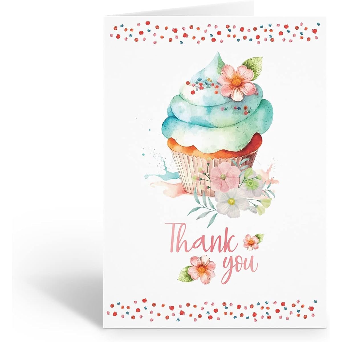 Stonehouse Collection | Beautiful Cupcake Thank You Notecards | Boxed 10 Cards & Envelopes | All Occasions (Cupcakes)