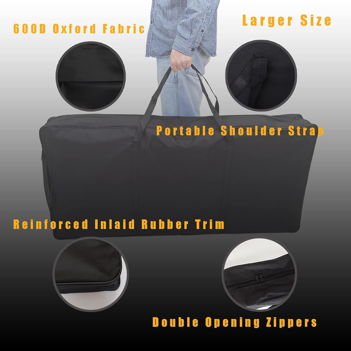 Sardoxx DJ Booth DJ Facade Carry Bag Travel Bag Reinforced Replacement L Size