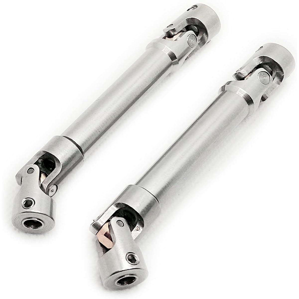 VICRAZZE RC Stainless Steel Drive Shaft 90-125mm 1/10 RC Crawler Traxxas TRX4 TRX6 Axial SCX10 Wraith Capra D90 TF2 Redcat GEN8 2pcs