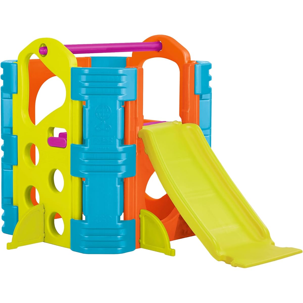 ECR4Kids Activity Jungle Gym Climber for Kids and Toddlers - Indoor or Outdoor Plastic Playset for Children - Backyard Toys, Slide, Hide and Play