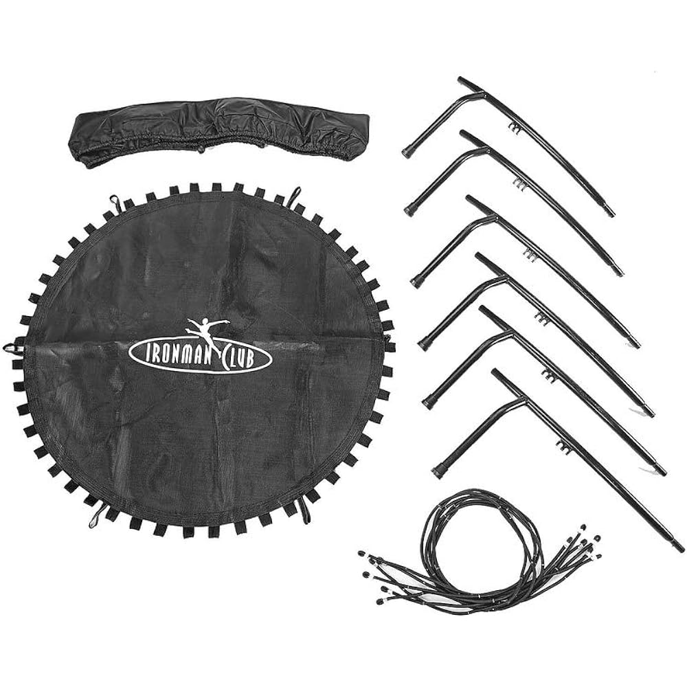 IRONMAN CLUB Home Trampoline 48 Black Diameter Approx. 120cm IMC-27