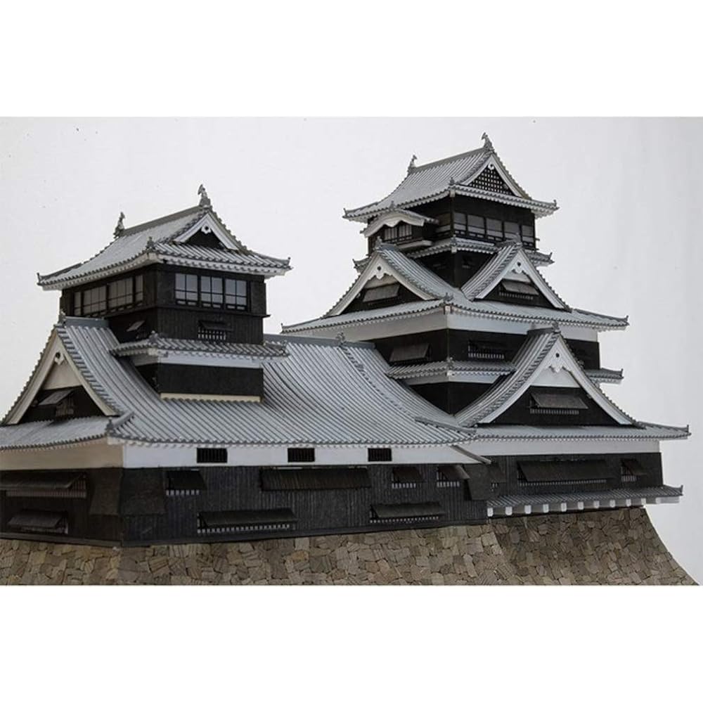 Woody Joe 1/150 Kumamoto Castle Wooden Model Assembly Kit