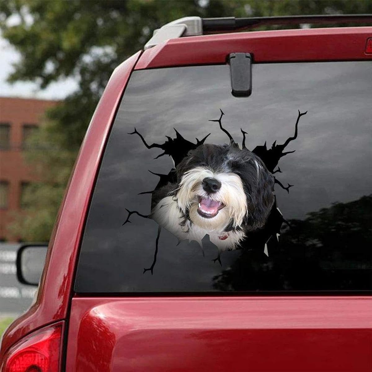 Ocean Gift Havanese Car Decals Dog Car Stickers Set of 2 Realistic Havanese Stickers for Car Windows and Walls 72 Sizes 8" x 8"