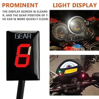 Digital Meter Display Kawasaki Ninja 250R 250 R Ninja 400R Ninja 650R Motorcycle KFX450R KFX 450R ZRX1200 Motorcycle Gear Display Indicator Meter Indicator Meter Display
