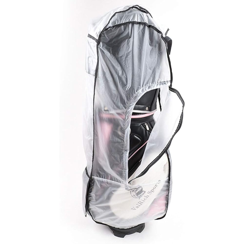 Golf bag transparent cover rain cover with zipper golf cart rain waterproof