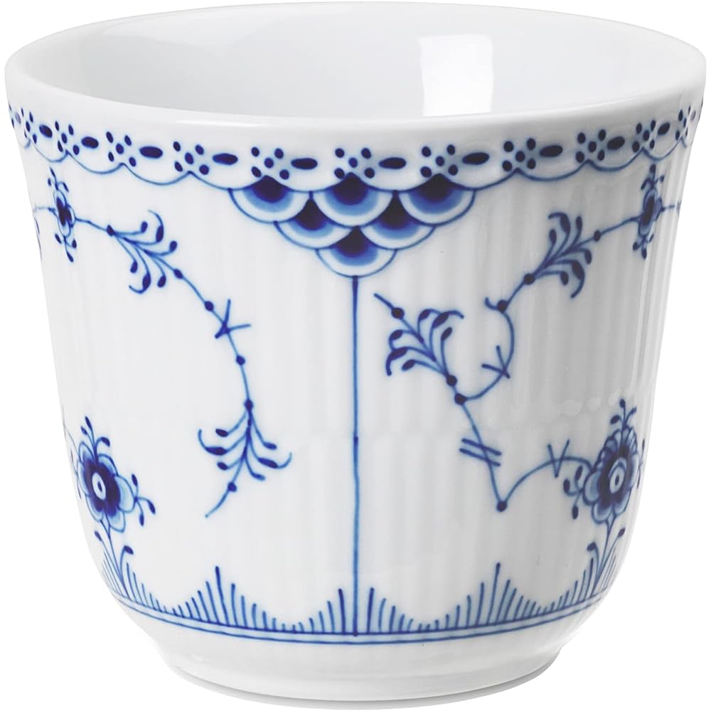 [Regular Imported Product] Royal Copenhagen Blue Fluted Half Lace Creamer White L Wedding Gift 1017213