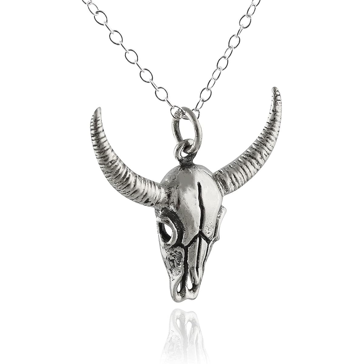 FashionJunkie4Life 925 Sterling Silver Western Cowboy Cowgirl Pendant Necklace